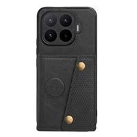 Funda Magnética para Xiaomi 17T Pro 5G con Diseño Retro, Sensación de Piel, Múltiples Ranuras para Tarjetas, Protección RFID de 360° y Doble Hebilla