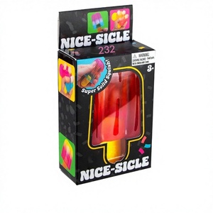 ของเล่นบีบสควิชชี่รูปไอศกรีมแบบกล่องสุ่ม วัสดุ TPR ของเล่นเสริมพัฒนาการ บีบได้แน่น บรรเทาความเครียด ของขวัญสำหรับเด็กชายและเด็กหญิง - Product Image 3