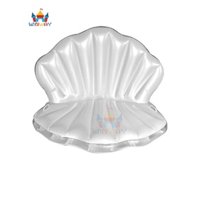 Nuovo Stile 2026: Letto Galleggiante Commerciale Gonfiabile, Zattera Gonfiabile in PVC a Guscio di Perla Bianca, Divano Gonfiabile con Anello Luminoso per il Nuoto - Product Image 3