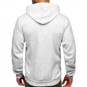 <b>Men's</b> <b>Navy</b> Blue Hooded Sweatshirt Regular Fit 100% Cotton <b>Fleece</b> Solid Casual Pullover with Front Pocket Customized Logo Winter - Product Image 6