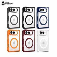 Coque magnétique mate douce au toucher de luxe pour iPhone Duo, antichoc, sensation peau, protection de la charnière, étui de téléphone portable personnalisé, vente en gros