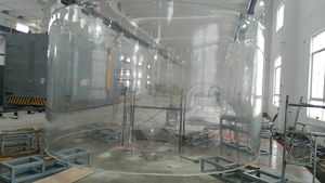 Acquario senza montatura in acrilico cilindrico Grandview di grandi dimensioni - Product Image 5