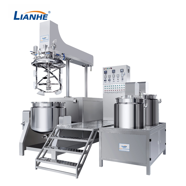 Производство зубной пасты Вакуумный эмульгирующий смеситель с высоким усилием сдвига Гомогенизатор Машина для производства косметической крема-пасты