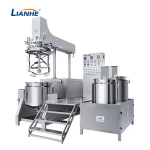 Toothpaste Making Production Vacuum Emulsifying High Shear Mixer Homogenizer Cosmetic Cream Paste Making Machine