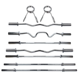 अनुकूलित बारबेल स्ट्रेट बार कर्व्ड बार वेटलिफ्टिंग बारबेल बारबेल फिटनेस उपकरण - Product Image 1