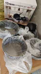 Giá Rẻ Hot Bán 13Pcs Kim Loại Đồ Nấu Nướng Set Utensiles De Ẩm Thực Cảm Ứng Súp Nồi Đặt Đồ Dùng Nhà Bếp Juego De ollas Bộ Của Chậu - Product Image 4