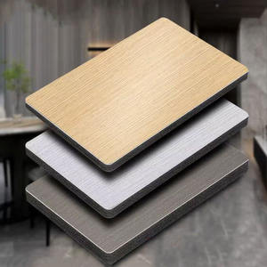 アパートホテル内装壁装飾竹炭木質ベニヤ防水クラッディング竹炭壁パネルボード5/8mm - Product Image 2