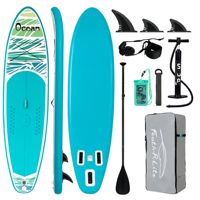 Planche de SUP gonflable Funwater en promotion – Planche de paddle 335 cm, charge lourde 205 kg, avec accessoires complets