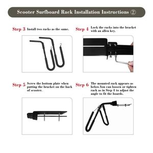 Planche de <span class=keywords><strong>surf</strong></span> <span class=keywords><strong>scooter</strong></span> cyclomoteur support de planche de <span class=keywords><strong>surf</strong></span> en aluminium pour <span class=keywords><strong>scooter</strong></span> <span class=keywords><strong>surf</strong></span> <span class=keywords><strong>rack</strong></span> vélo - Product Image 5