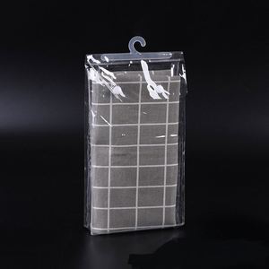 Bolsas colgantes de PVC personalizadas con botones y agujeros, bolsas de embalaje con perchas, superventas - Product Image 3