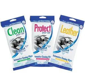 Custom Security Car Care Wipes Glass Cleaner Anti Fog Wipes Free Disinfecting Easy To Carry