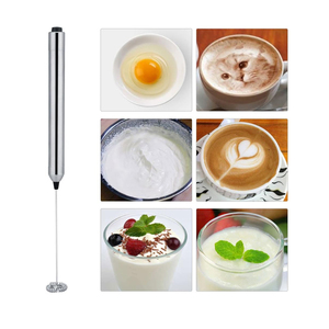 <span class=keywords><strong>Mousseur</strong></span> à lait électrique portatif pour café et yaourt, mini mélangeur automatique en acier inoxydable pour usage domestique - Product Image 6