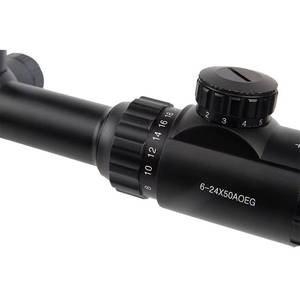 Lunette de visée optique 6-24x50AOEG avec réticule lumineux rouge et vert, idéale pour la chasse, compatible 11/20mm avec couvercle rabattable - Product Image 5