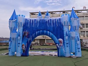 Magical Ice and Snow World Bienvenido Arco inflable Fiesta Evento Frozen Publicidad <span class=keywords><strong>Castillo</strong></span> inflable Arco - Product Image 2