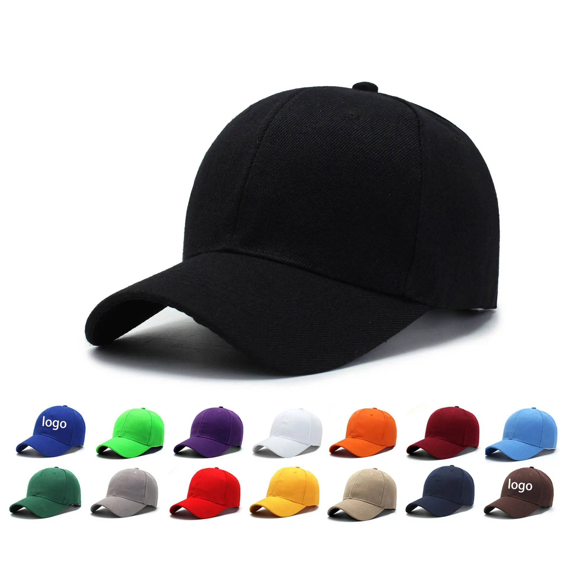 منخفضة موك أكثر اللون الجملة رخيصة مخصص 6 لوحة قبعة كرة سلة سادة مخصص شعار