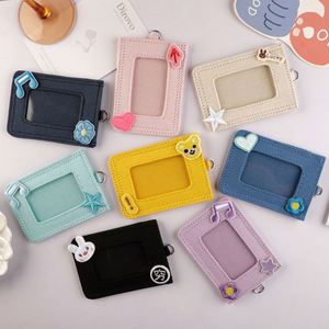 INS Style Unisex Canvas Card <b>Holder</b> with DIY Name Slot Korean-Style Credit Card <b>Wallet</b> for Women - Product Image 2
