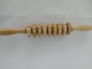 Rouleau de massage corporel en bois de haute qualité à 9 billes, anti-cellulite, amincissant, relaxant, pour usage quotidien - Product Image 6