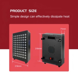 Dispositivo PDT AZURE OEM ODM a 7 Lunghezze d'Onda con Schermo Touch per la Cura della Pelle, Pannello LED per Terapia a Luce Rossa Infrarossa da Tavolo RHPro300 - Product Image 4
