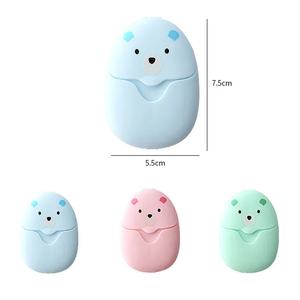 Wholesale <b>Portable</b> Mini Cleaning Paper Soap Disposable Hand Washing Scented Papers Care Soaps <b>Bath</b> Travel Supplies - Product Image 4