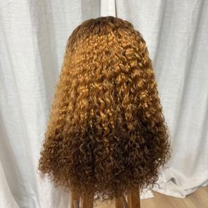 100% vietnamita Super doble dibujado onda de agua Color natural 13x4 peluca Frontal de encaje cabello humano virgen crudo <span class=keywords><strong>para</strong></span> mujeres - Product Image 3