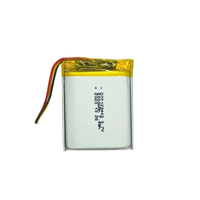 Baterai Lithium 3.7V dengan 500+ Siklus Pengisian, Baterai Lithium Polymer Isi Ulang 123443, Baterai Lithium Ion 2000mAh untuk Speaker