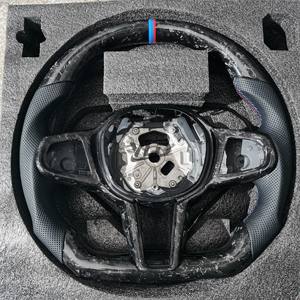 Volante Deportivo de Fibra de Carbono Forjado LED a <span class=keywords><strong>Precio</strong></span> Competitivo para <span class=keywords><strong>BMW</strong></span> E46 E90 E38 E39 E83 E60 E70 E71 E72 E53 E89 E92 - Product Image 6