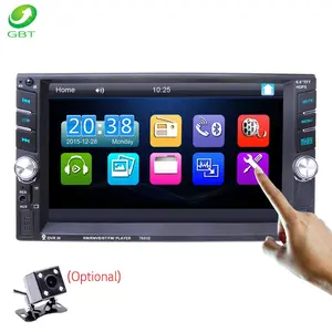 Universele Auto Radio Audio 6.5 Inch 2 Din Mirrorlink Usb Fm Sd Aux Bt Mp5 Digital Video Player