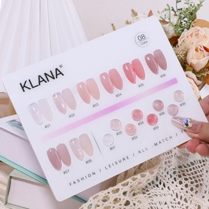 Non-Toxic 8 Colors Jelly Gel <b>Nail</b> Polish <b>Set</b> Nude Pink Soak Off Translucent Hema Free Gel <b>Nail</b> Kits - Product Image 1