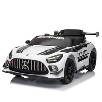 Mercedes Benz AMG GTR 12V Ride-On Toy pour les enfants de 2 à 7 ans Contrôle central multifonctionnel 2.4G R/C Batterie à 4 roues