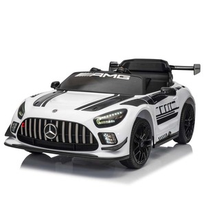 Con licenza <span class=keywords><strong>Mercedes</strong></span> Benz <span class=keywords><strong>AMG</strong></span> GTR 12V giostra <span class=keywords><strong>giocattolo</strong></span> per età 2-7 Multi-funzionale centro di controllo 2.4G R/C 4 batteria - Product Image 2