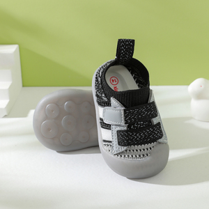 Zapatillas de Tobillo para Bebés, Niños y Niñas, de Verano, Transpirables, con Suela Antideslizante de TPR, Planas, para Interiores, con Cierre de Velcro, Diseño de Dibujos Animados, Suministro de Fábrica - Product Image 4