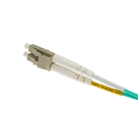 LC/LC Duplex OM4 Multimode Fiber Optic Patch Cord Biru Low Smoke 2Core 3M/5M/10M/15M/20M/25M Opsional Kabel LAN FTTH