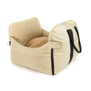 Relaxlines Sport-Style Pet Kennel Comfortable <b>Portable</b> Dog <b>Bed</b> Car Seat Carrier Made of Cotton Oxford Polyester Animal Pattern - Product Image 1