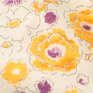 Maglietta girocollo in cotone 100% personalizzata maglietta per bambina a maniche corte con fiori - Product Image 4