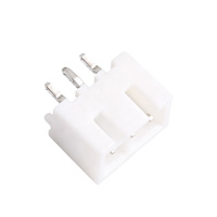 Connecteur fil-carte série XH B3B-XH-AM (LF)(SN) à pas de 2,5 mm, 3 broches, tête droite, PA66 UL94V-0, 3A 250V, avec fixation par torsion post-rotation