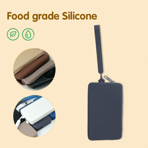 Bền Silicone không thấm nước dây kéo ngân hàng điện trường hợp chống sốc bảo vệ <span class=keywords><strong>Pouch</strong></span> cho du lịch sử dụng hàng ngày kỹ thuật số bánh máy ảnh Túi - Product Image 2