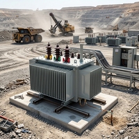 Équipement électrique Ganzhong, transformateur de puissance triphasé immergé dans l'huile, réglable sur site, modèle S13/S15, pour les réseaux intelligents et les énergies renouvelables