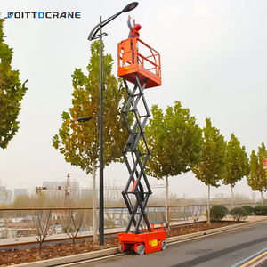 Plataforma Elevadora de Tijera Móvil de 4m 6m 8m <span class=keywords><strong>10m</strong></span> 12m, Elevador Skyjack Hidráulico Eléctrico Remolcable - Product Image 3