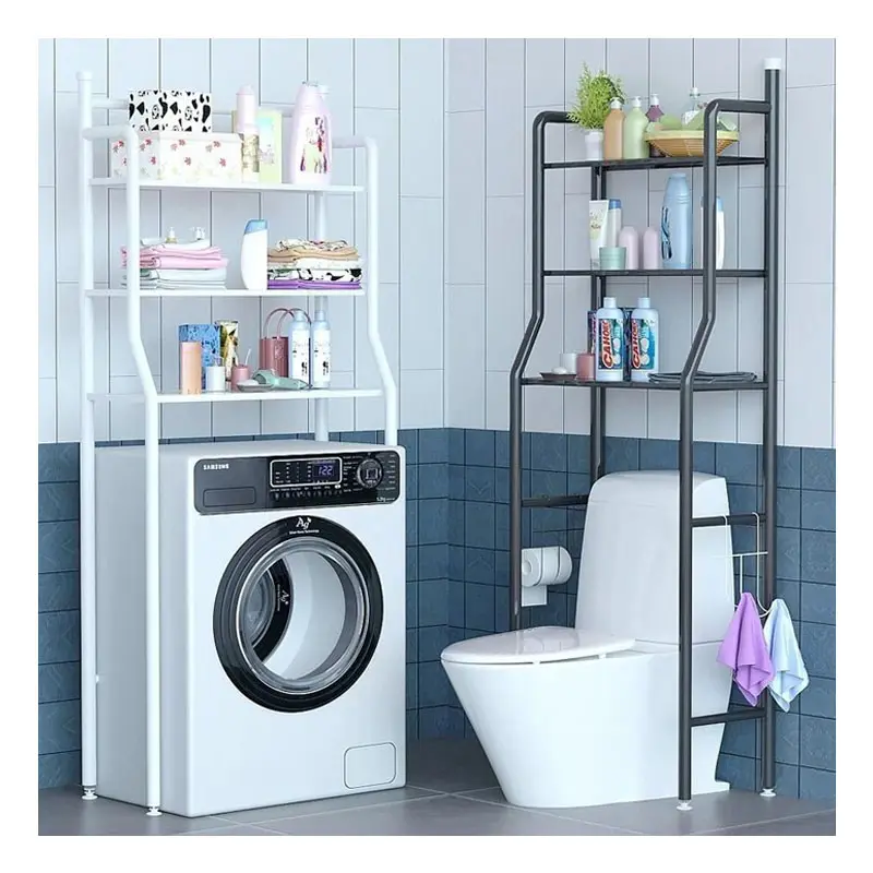 Layer over the Toilet Storage Rack Organize Your Bathroom