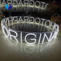 Enseigne lumineuse LED personnalisée Hongsen avec bandes LED pour une utilisation en extérieur et en intérieur, entreprises, restaurants, parcs
