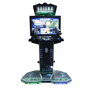 Simulador de 42 pulgadas que funciona con monedas, mesa de cóctel, Video Arcade con <span class=keywords><strong>pistolas</strong></span> de luz HD para el hogar y la máquina de juego de disparos comercial - Product Image 4