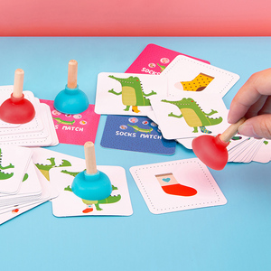 2026 New Design Children Educational Cards and Suction Cup Matching with Socks Training Game Interactive Creative Toys for Kids - Product Image 2