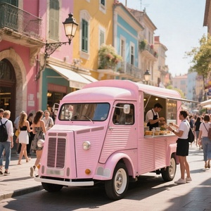 Cà phê thức ăn nhanh steakstacos uống thực phẩm xe tải Kem xúc xích thức ăn nhanh Trailer di động - Product Image 2