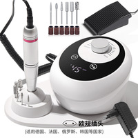 45000 tr/min Portable perceuse à ongles électrique professionnel Gel à ongles e-file Machine ongles acryliques enlever pour Salon bricolage maison avec ensemble de mèches