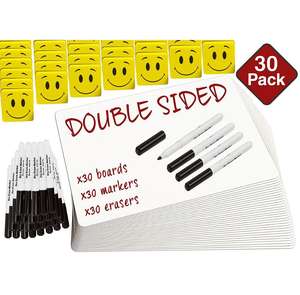 Pizarra Blanca Pequeña A4 sin Marco, de MDF Rígido de 3 mm, para Oficina y Escuela - Product Image 1