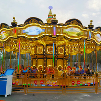 Manège de fête foraine extérieur 36 places, carrousel de chevaux de Noël pour enfants à vendre