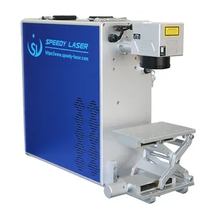 Small portable light weight 20W 30W 50W fiber laser etching machine plastic metal fiber laser marking/printing/engraving machine