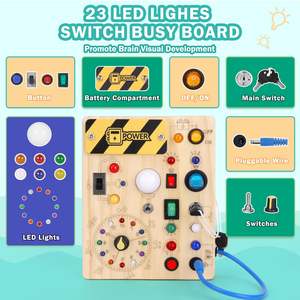 Giocattoli <span class=keywords><strong>Montessori</strong></span> in legno da viaggio per attività didattiche di apprendimento per bambini giocattolo sensoriale per bambini con autismo - Product Image 2