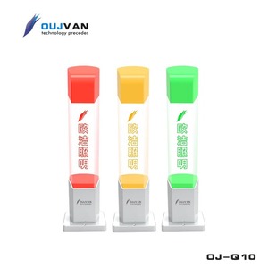 LED tri-color alarm light, machine <b>tool</b> signal warning light, CNC <b>lathe</b> logo, crystal aluminum alloy tri-color Q10 - Product Image 5