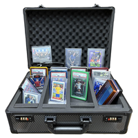 Boîte de rangement pour cartes en alliage d'aluminium et plastique 120+ BG-S FG-S, étuis magnétiques pour cartes gradées, support pour cartes de sport à chargement par le haut